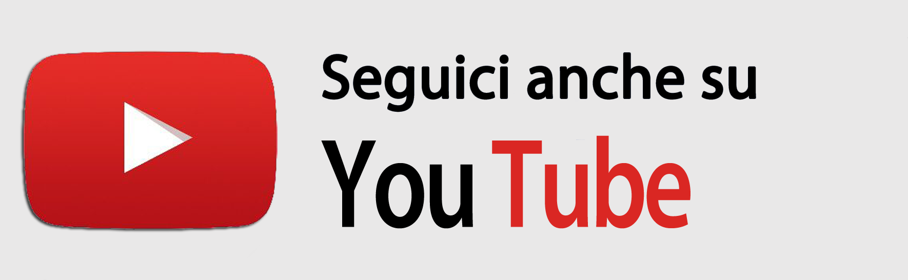 Seguici su YouTube